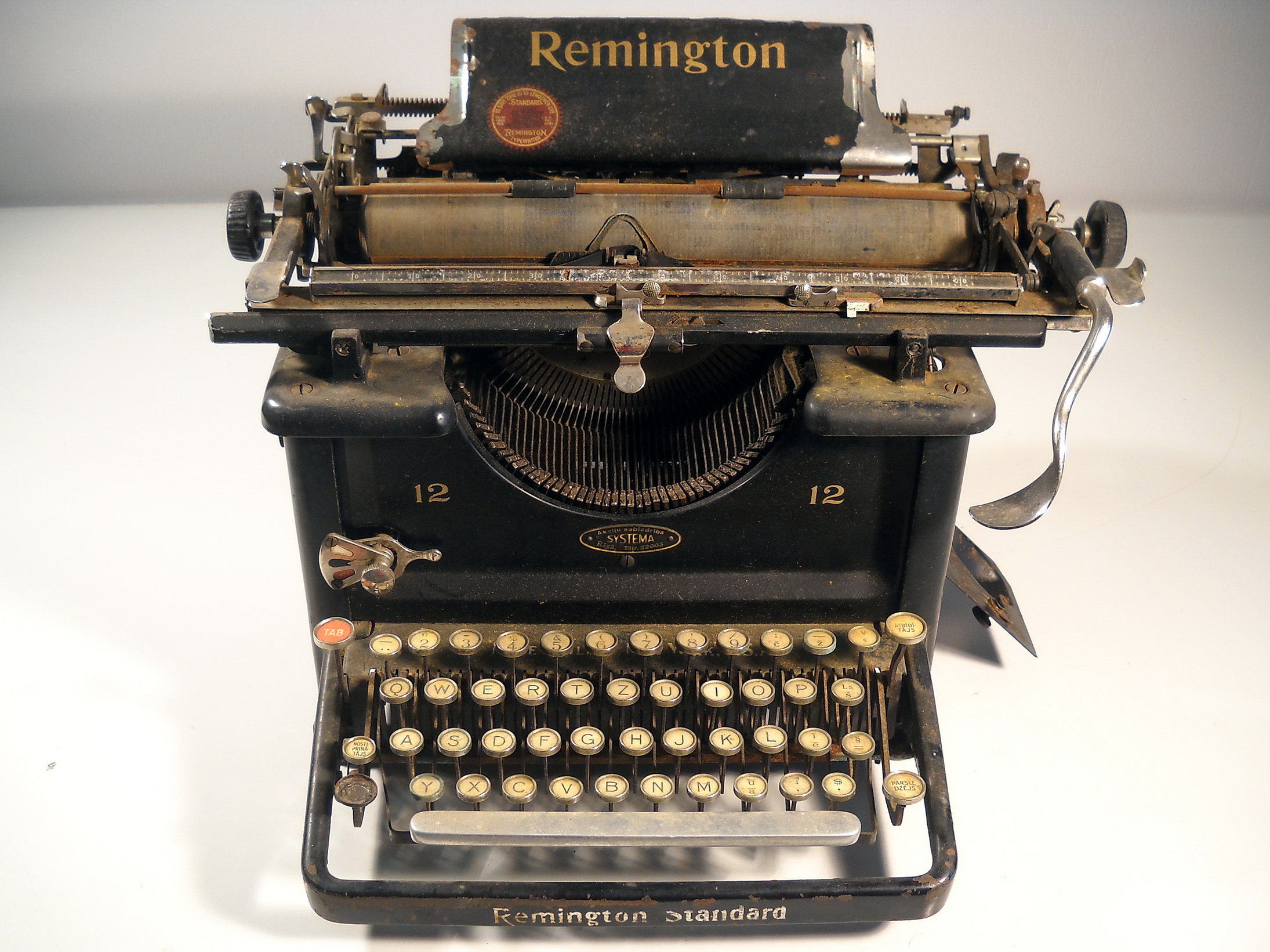 American clerical typewriter 'Remington Standart No. 12', Serial number...
